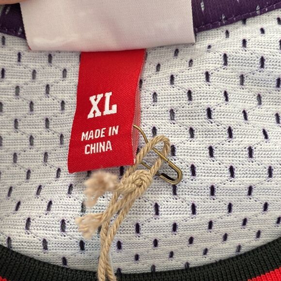 Sz XL NWT #15 Vince Carter Toronto Raptors Hardwood Classics Mitchell & Ness - Picture 10 of 11